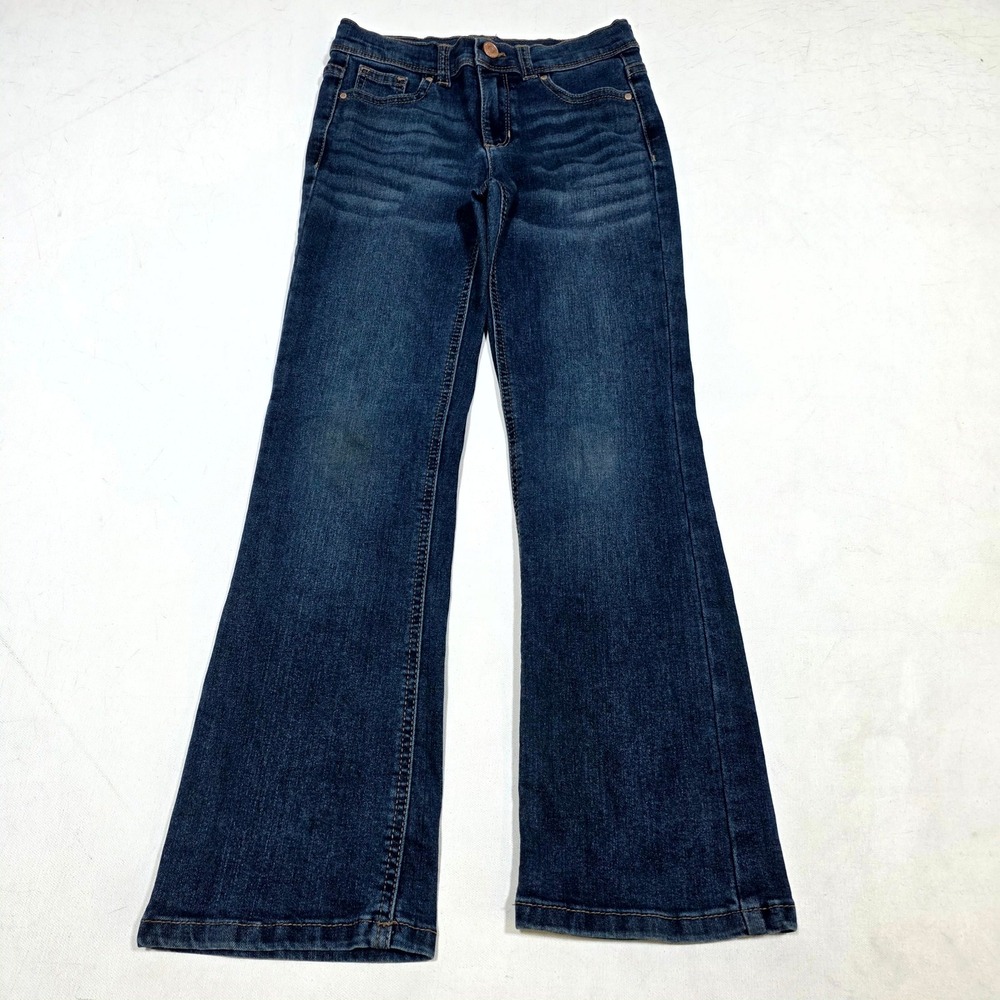 Jordache Bootcut Jeans Girls Size 10 Dark Wash Denim Flare Classic Casual Pants